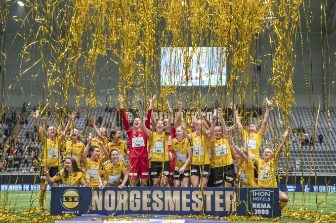 Lillestrøm vant årets cupfinale over Vålerenga og er for andre år for rad norgesmestere. (Foto: NTB Scanpix / Stian Lysberg Solum)